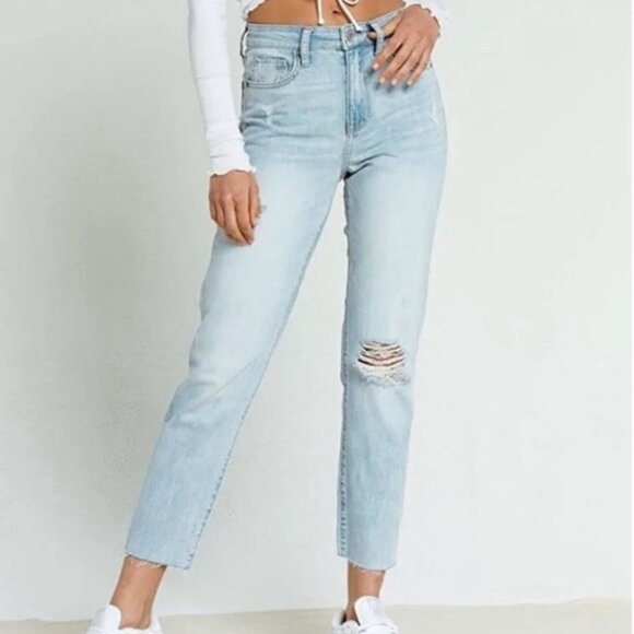 RSQ Vintage Mom Distressed Jeans (30), NWT - Picture 1 of 9
